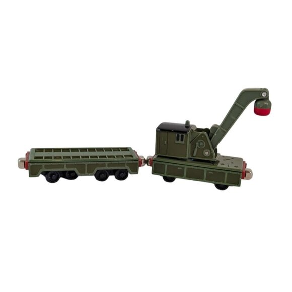 Thomas & Friends Take Along Breakaway Train & Flatbed Diecast Green - Picture 1 of 9